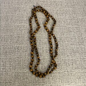 Plunder Larissa‎ Brown Beaded Long Necklace